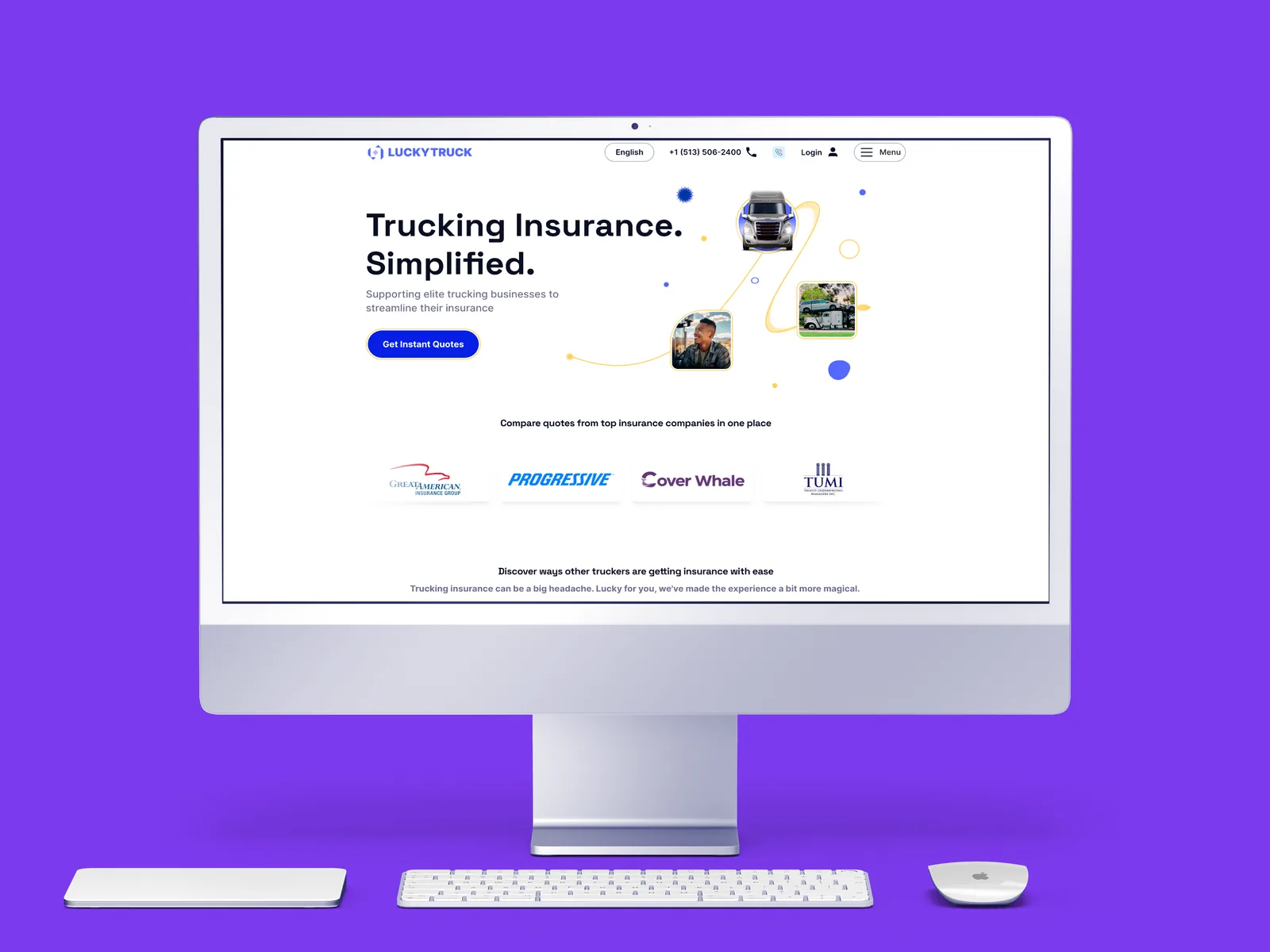 LuckyTruck — detail from the published product interface