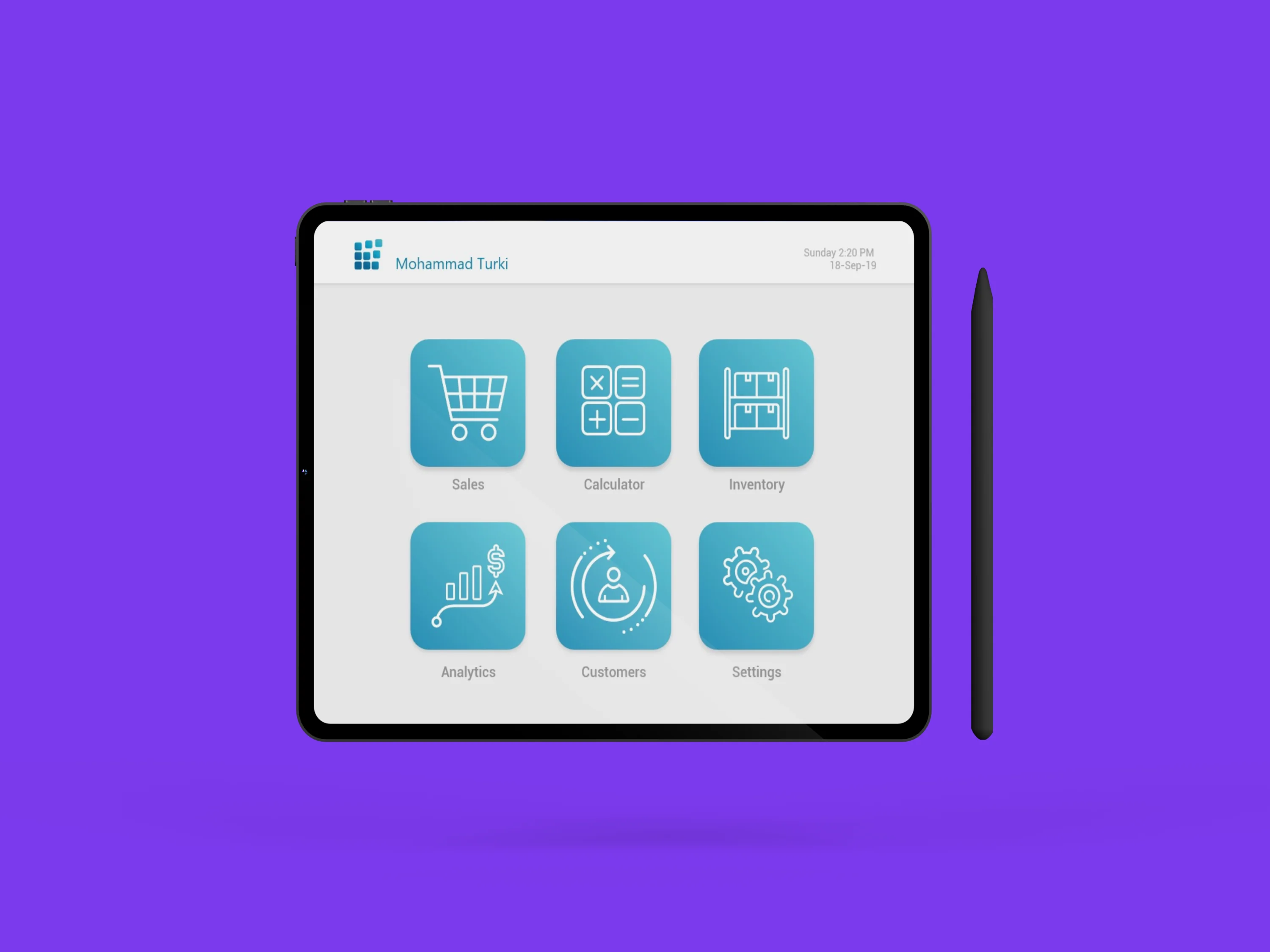 Ez-POS — detail from the published product interface