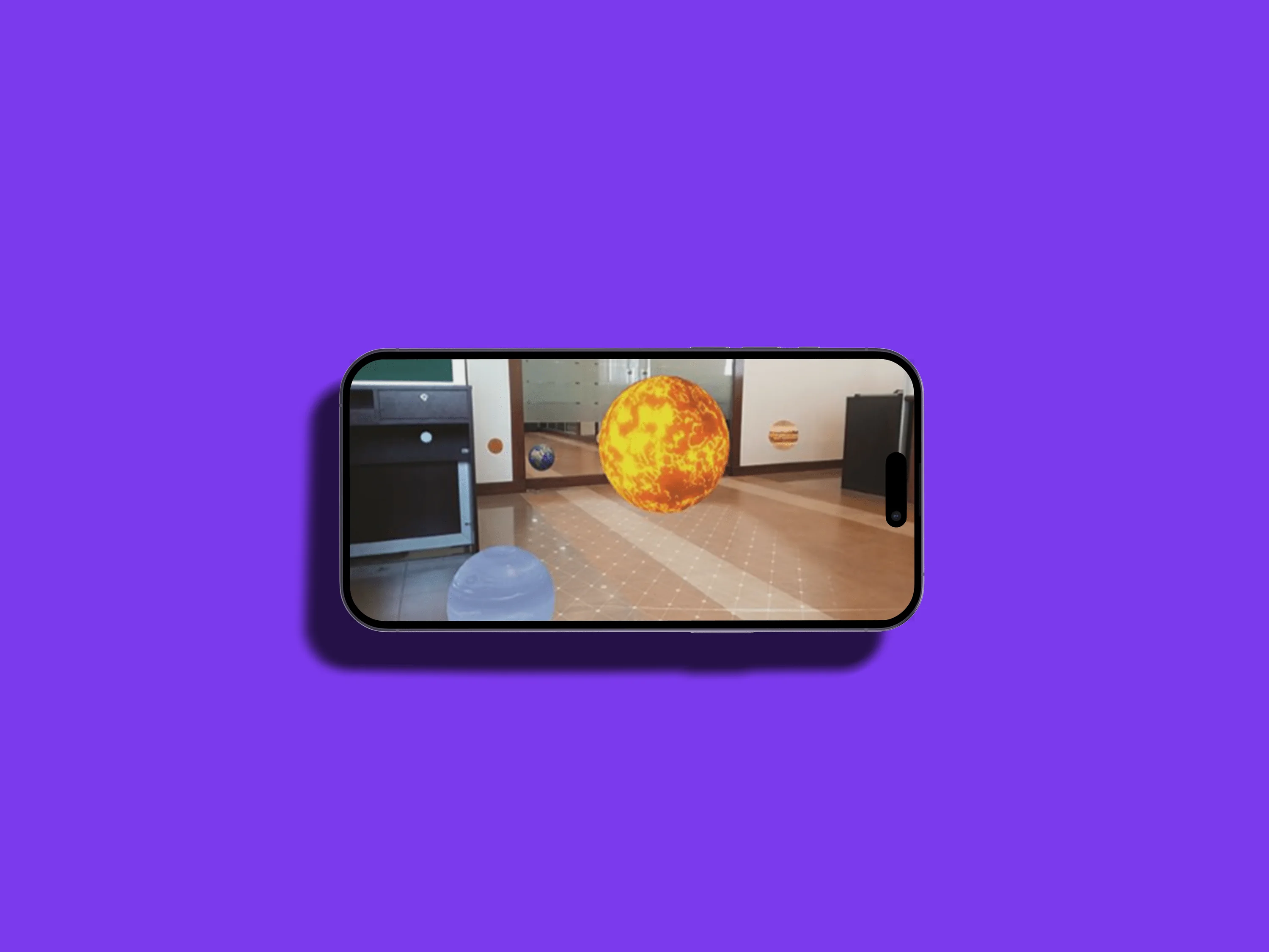 AR Solar System — detail from the published product interface